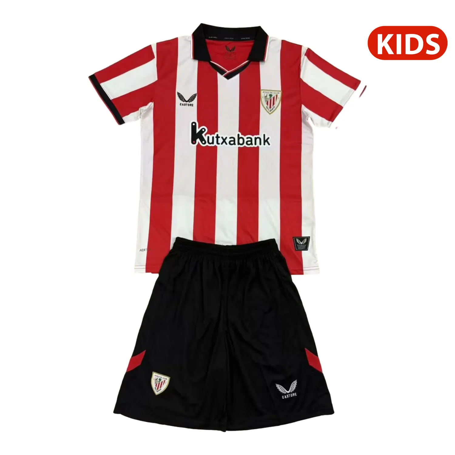 Kid's Athletic Bilbao 2025/26 Home Shorts