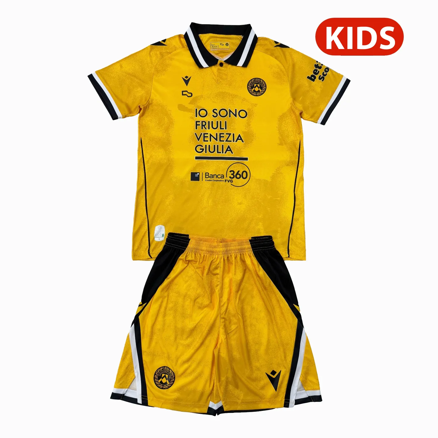 Kid's Udinese 2025/26 Third Shirt