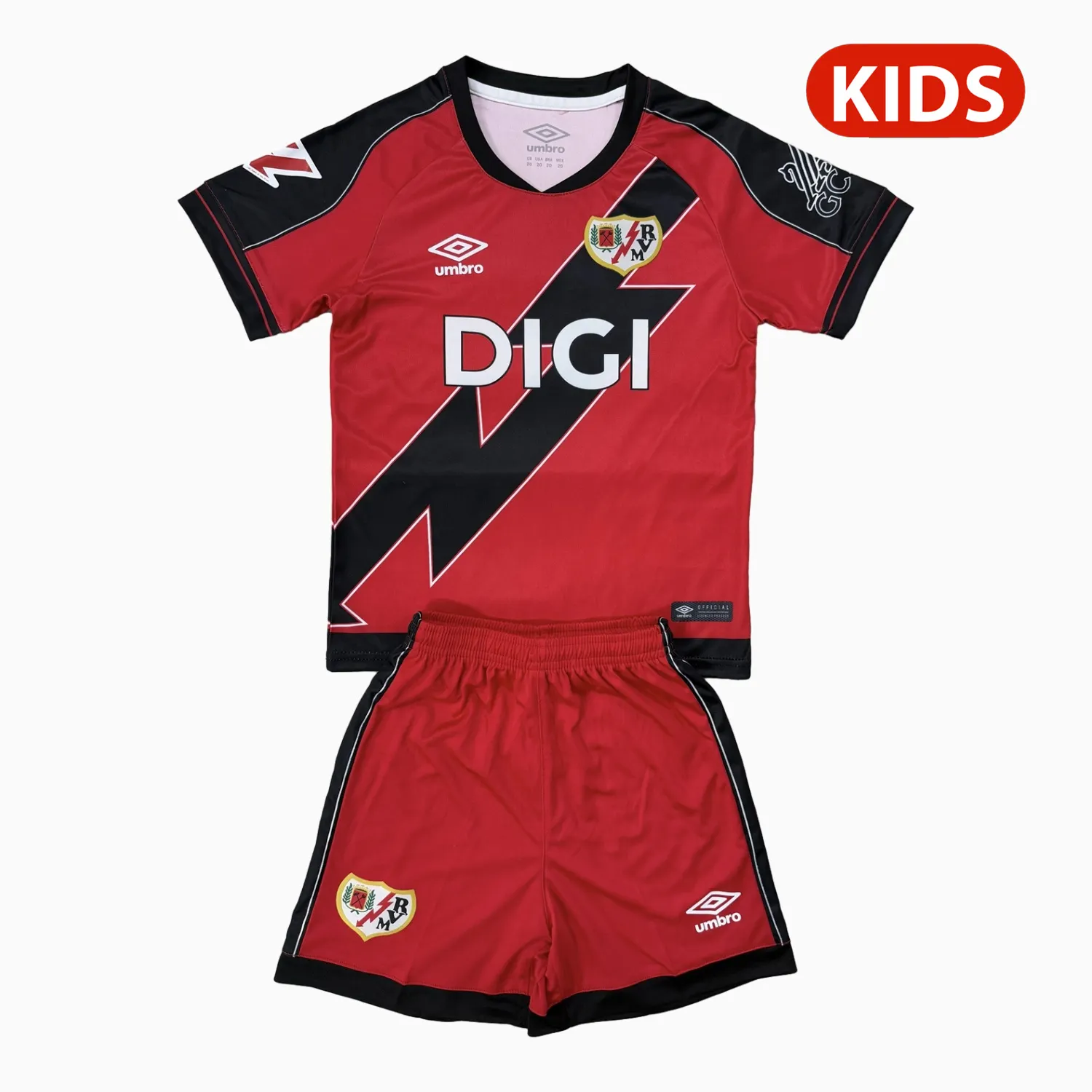 Kid's Rayo Vallecano 2025/26 Away Shorts