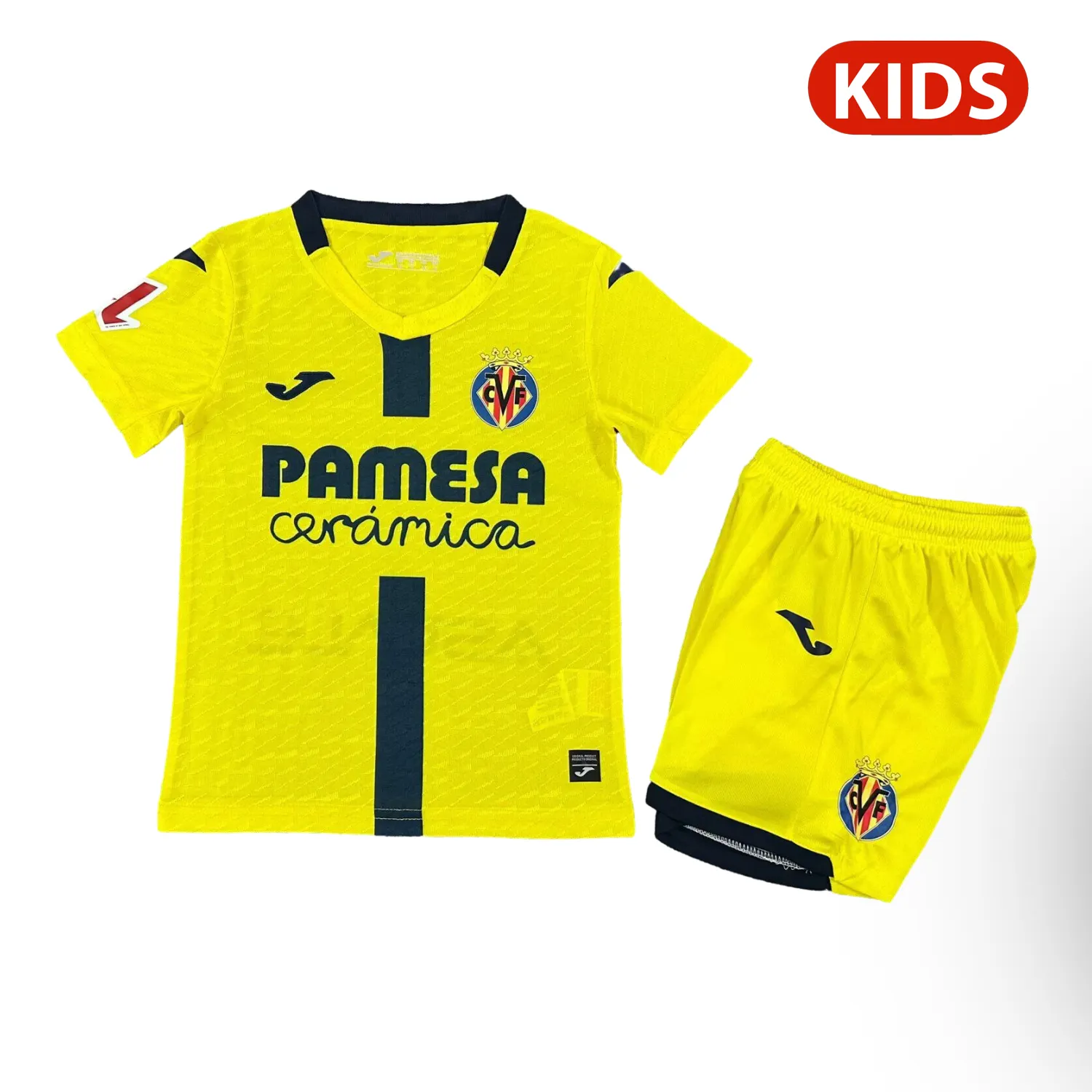 Kid's Villarreal 2025/26 Home Shorts