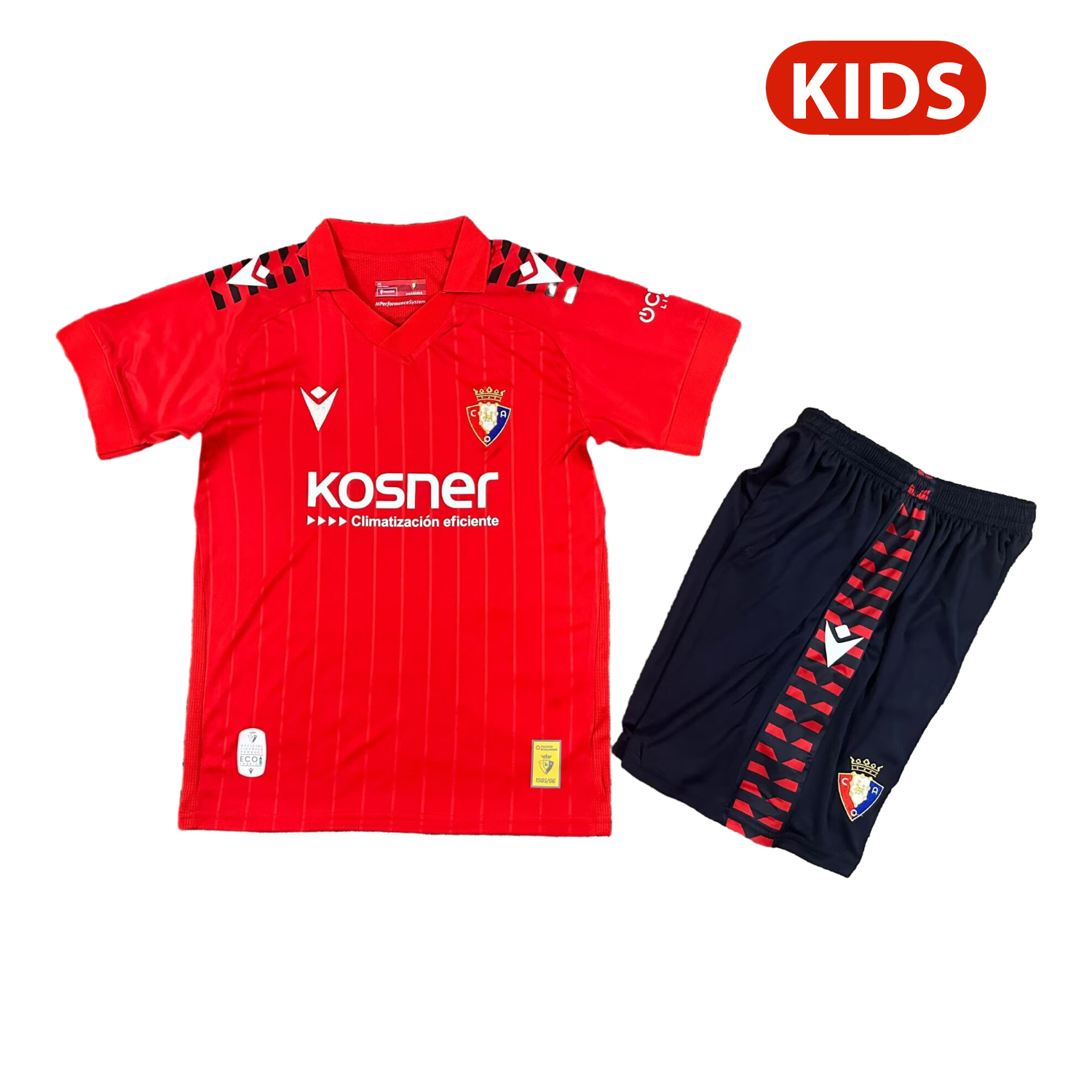 Kid's CA Osasuna 2025/26 Home Shorts