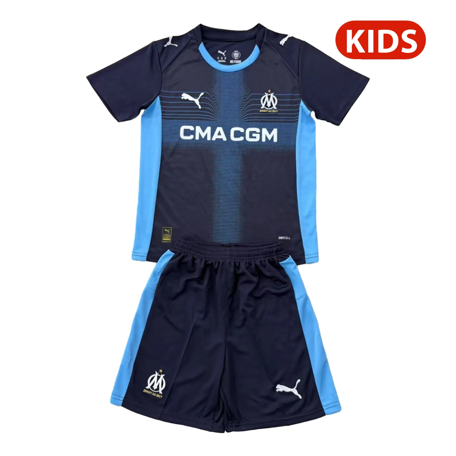 Kid's OM 2025/26 Away Shorts