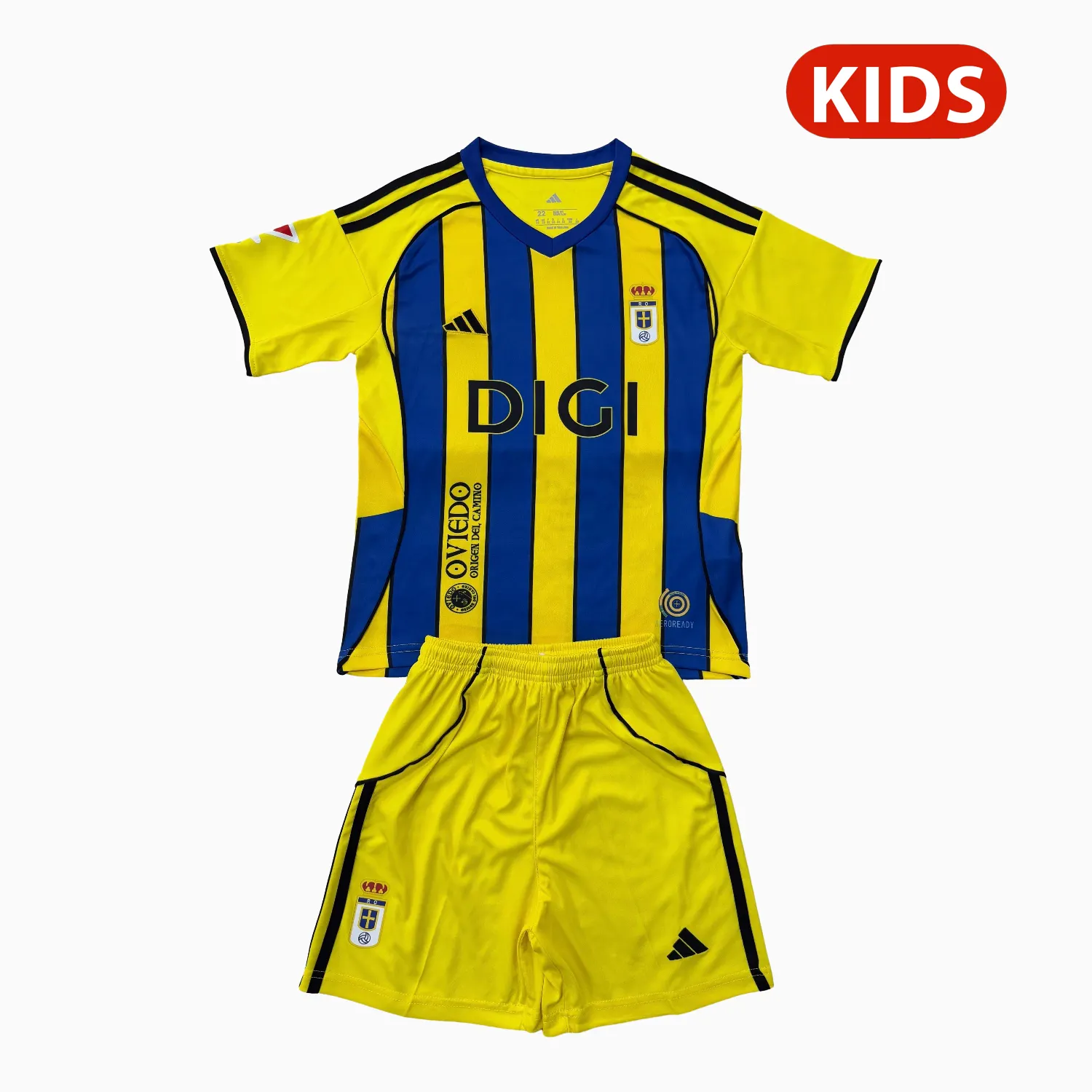 Kid's Real Oviedo 2025/26 Away Shorts