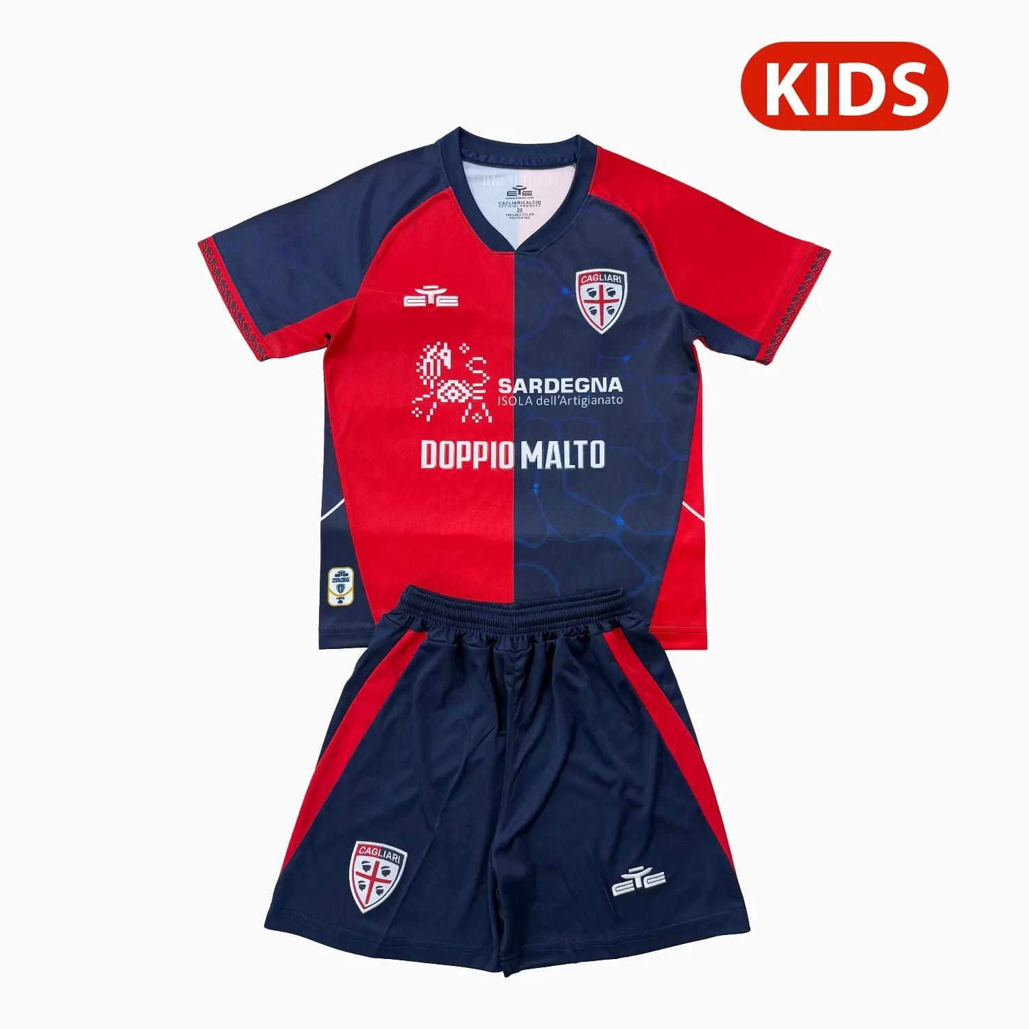 Kid's Cagliari Calcio 2025/26 Home Kit