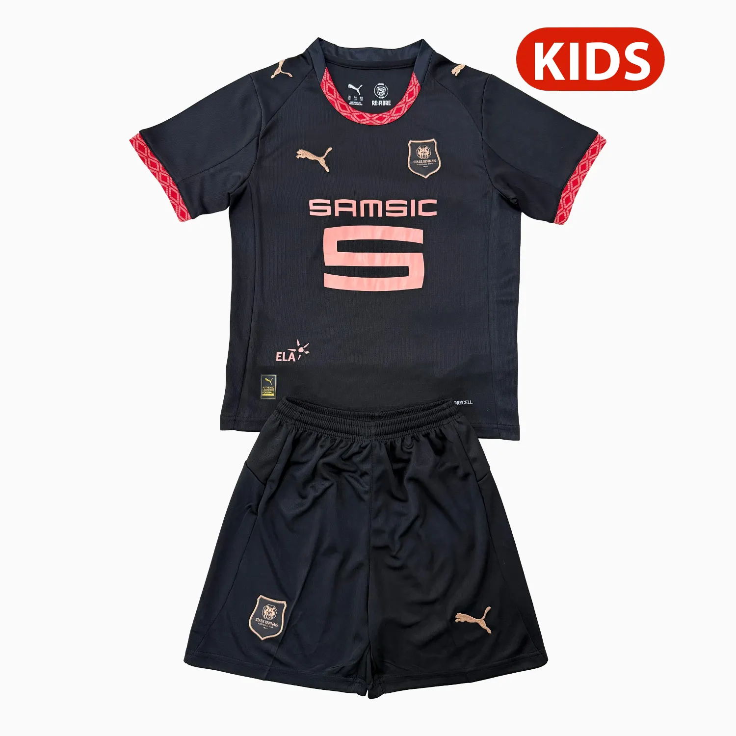Kid's Rennes 2025/26 Third Shirt