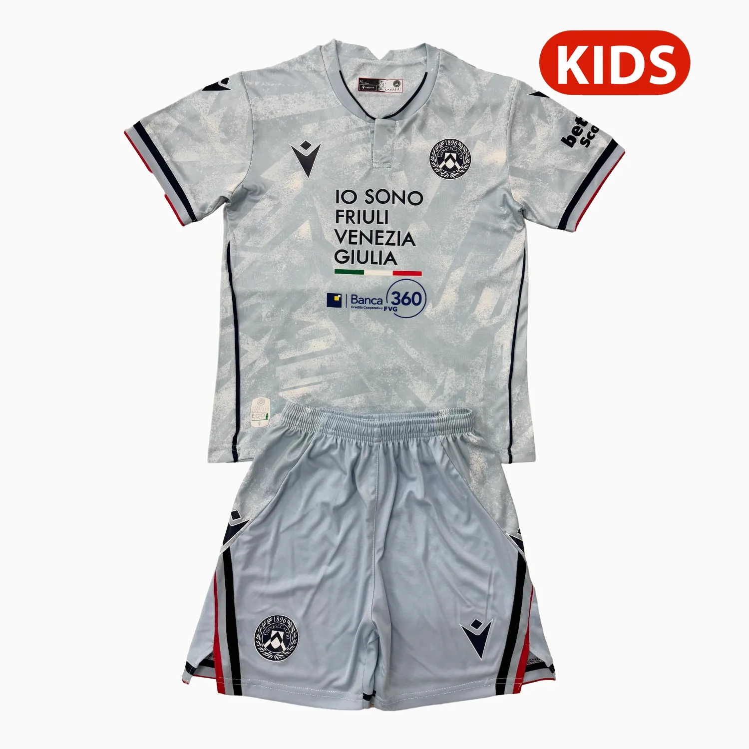 Kid's Udinese 2025/26 Away Shirt