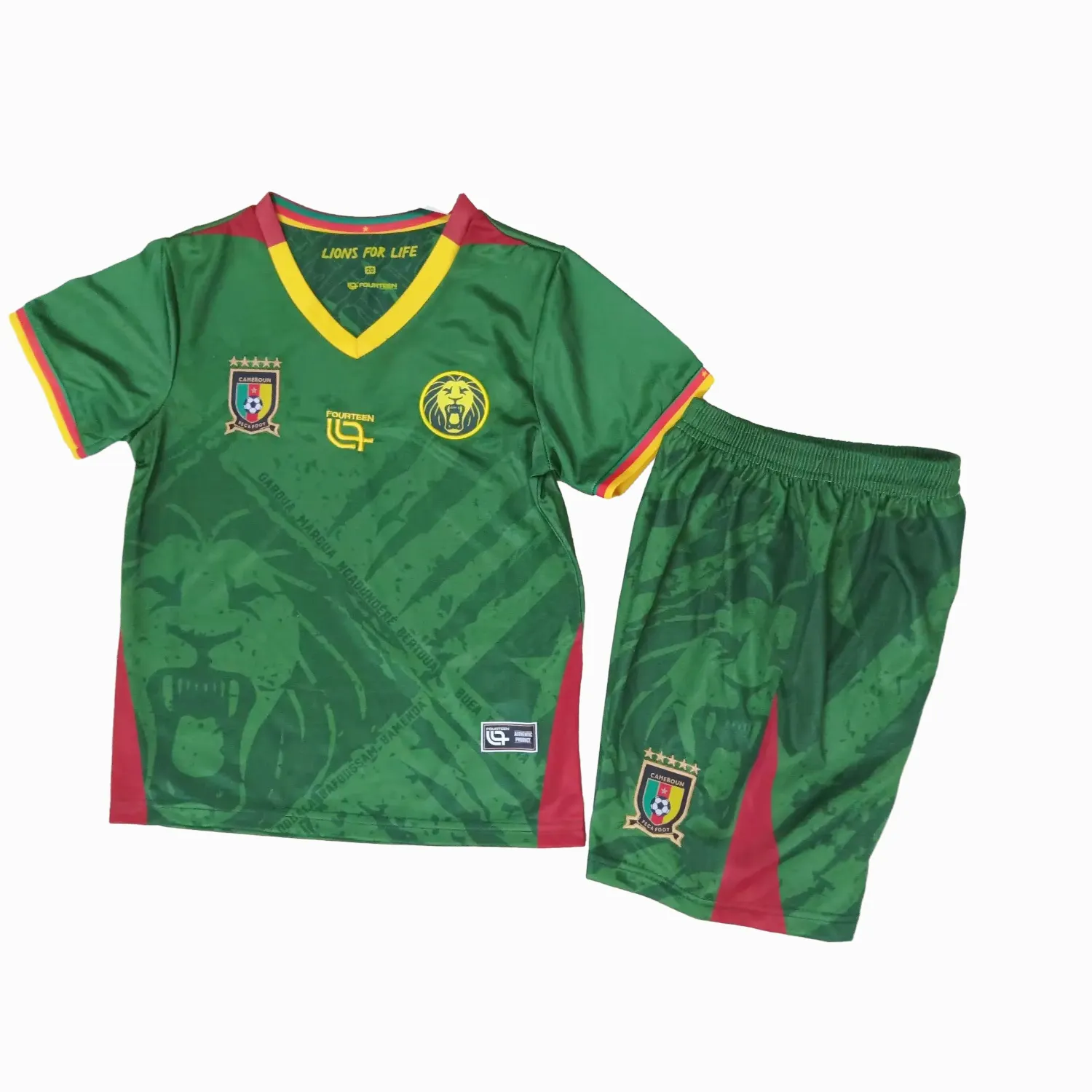 Kid's Cameroon 2025/26 Home AFCON Shirt