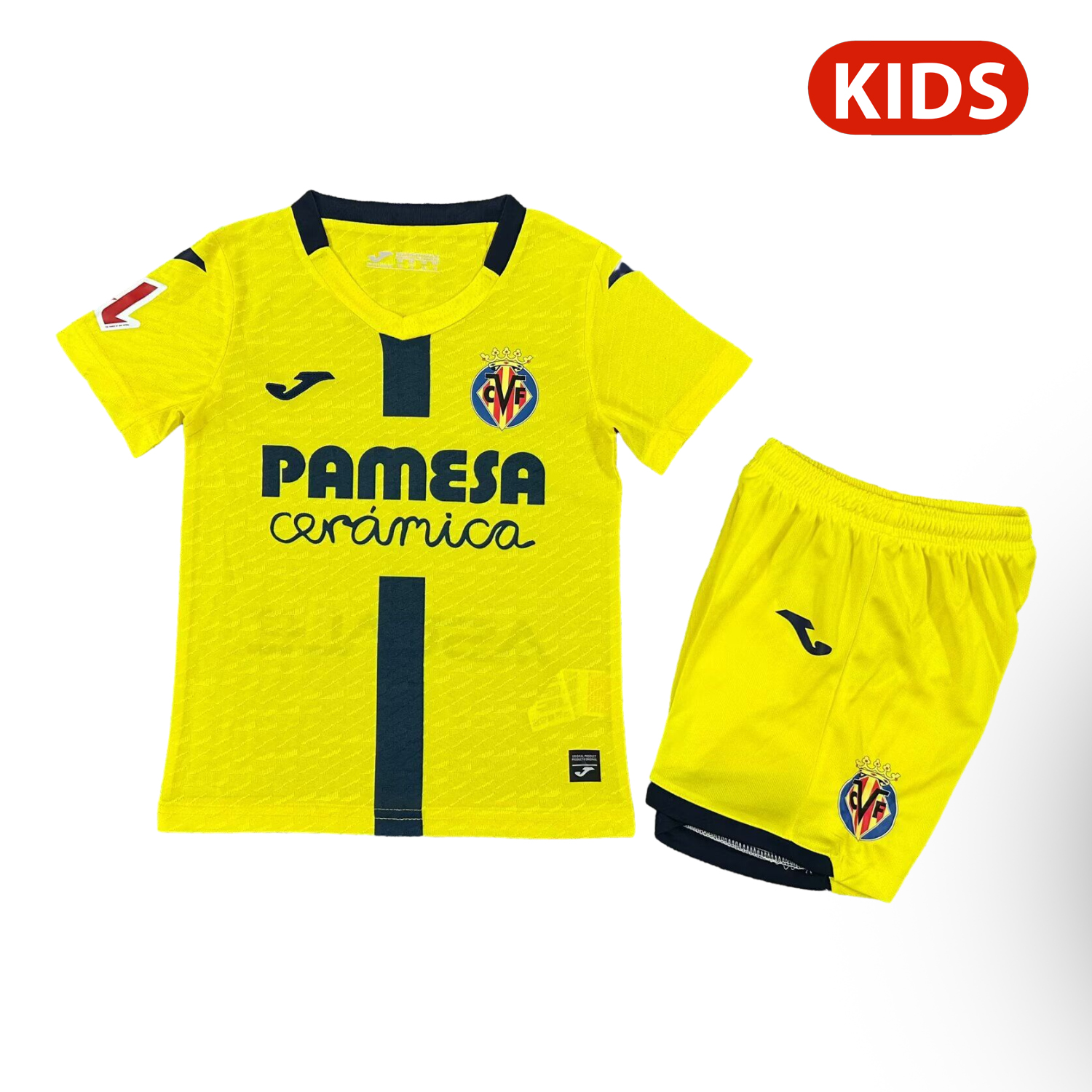 Kid's Villarreal 2025/26 Home Shirt