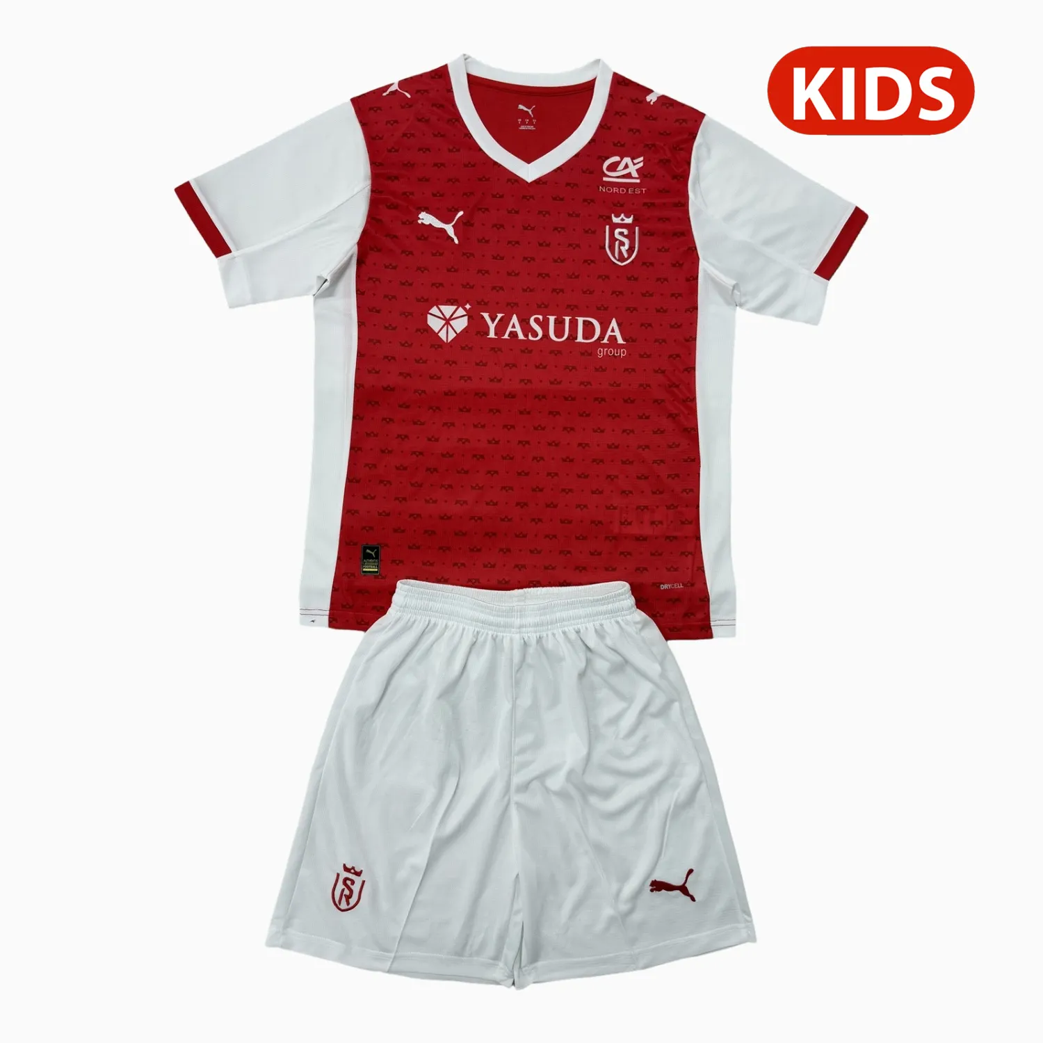 Kid's Reims 2025/26 Home Shorts