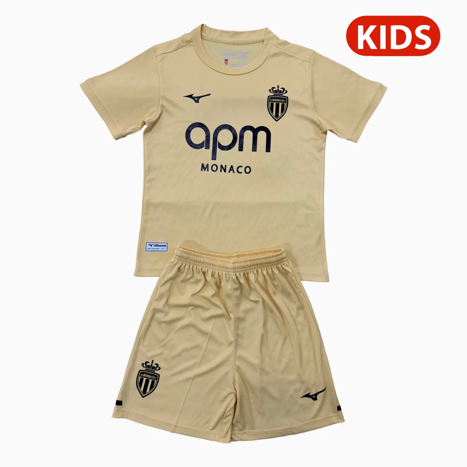 Kid's AS Monaco 2025/26 Third Shirt