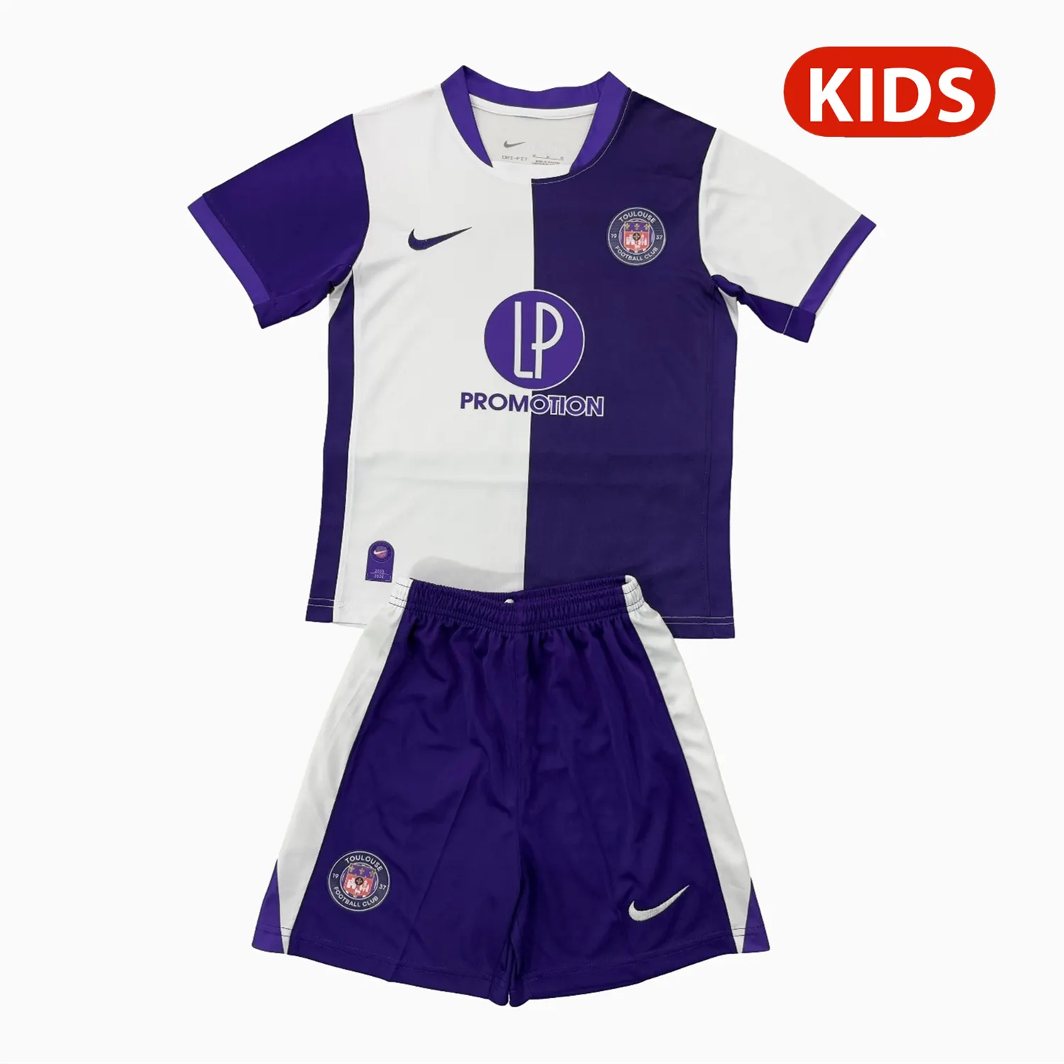 Kid's Toulouse FC 2025/26 Home Sponsored Shirt
