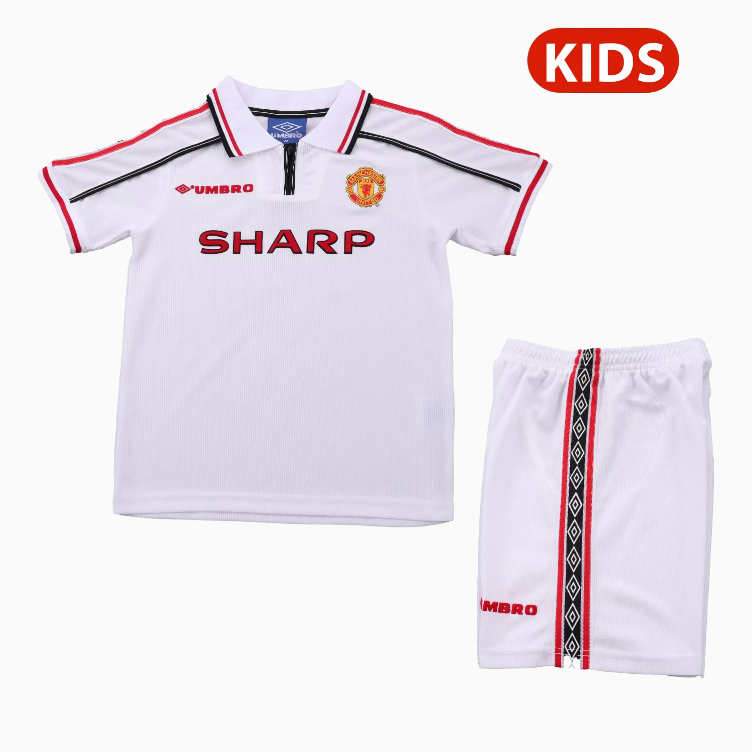 Kid's Manchester United 2025/26 Lifestyle Retro Shirt