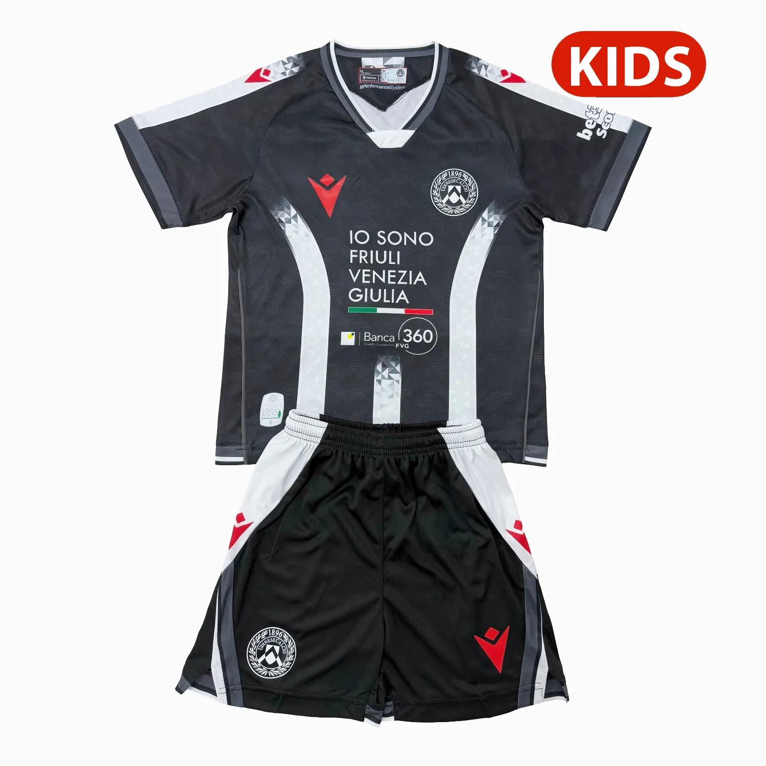 Kid's Udinese 2025/26 Home Shirt