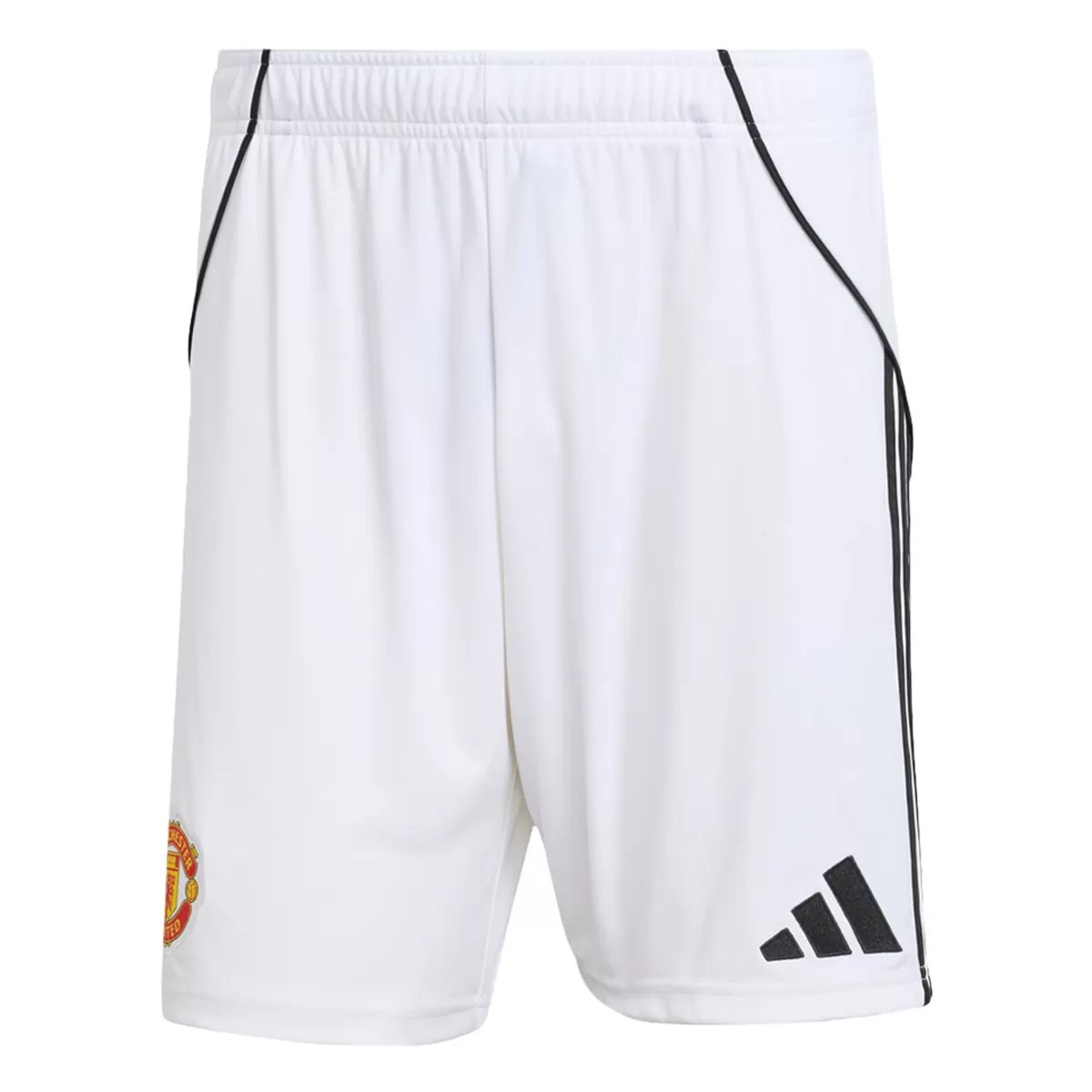 Kid's Manchester United 2025/26 Home Shorts - Black