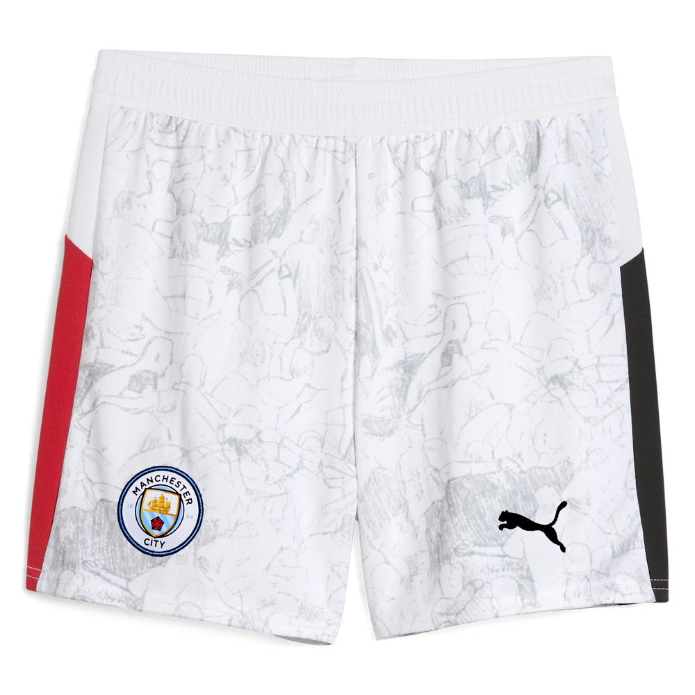 Men's Manchester City 2025/26 Home Shorts - Black