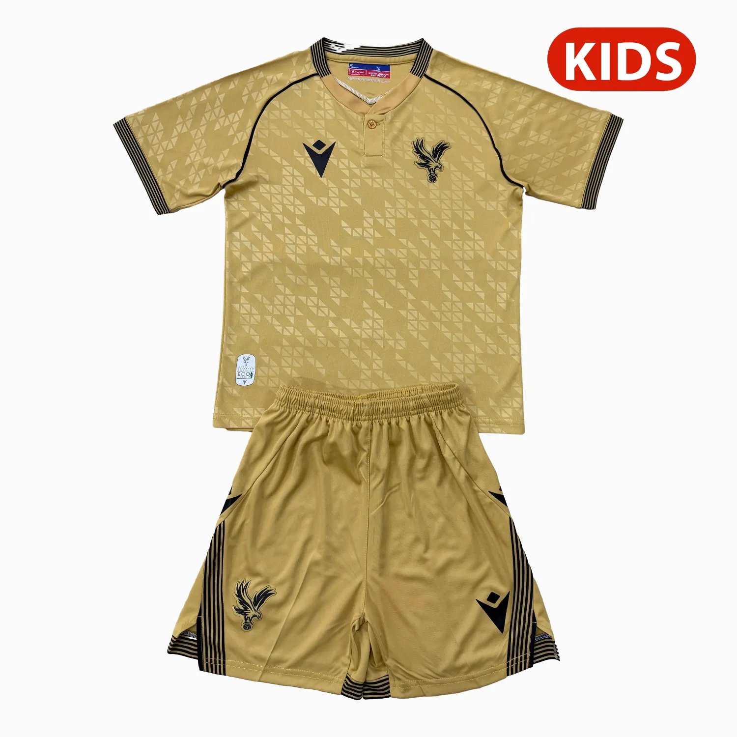 Kid's Crystal Palace 2025/26 Third Eagle White Shorts