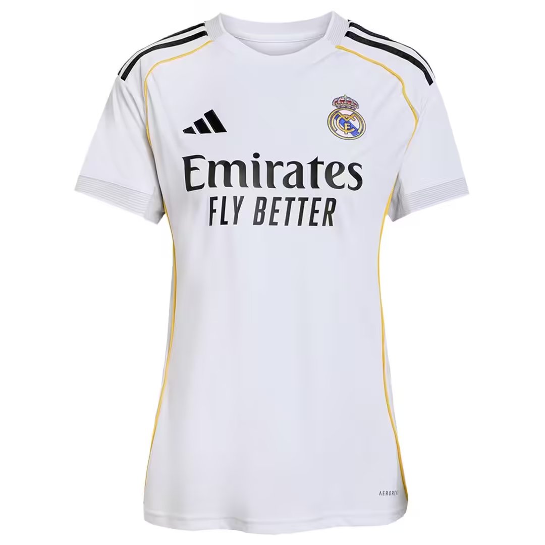 Women's Real Madrid 2025/26 Home Long Sleeve Shirt