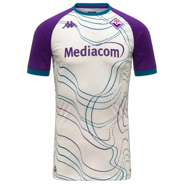 Men's Fiorentina 2025/26 Third Prematch Shirt - Turquoise