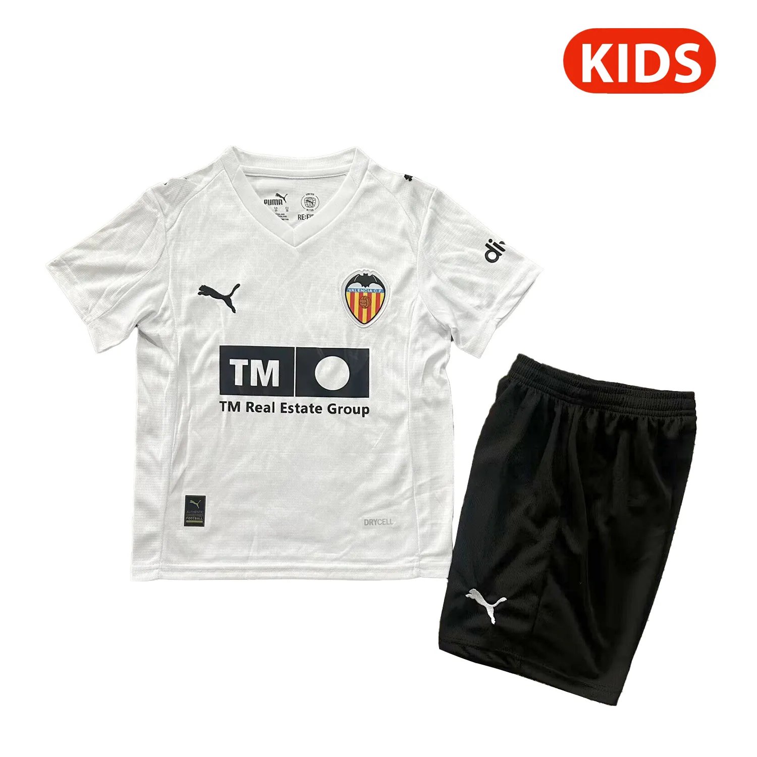 Kid's Valencia CF 2025/26 Home Shorts - Black