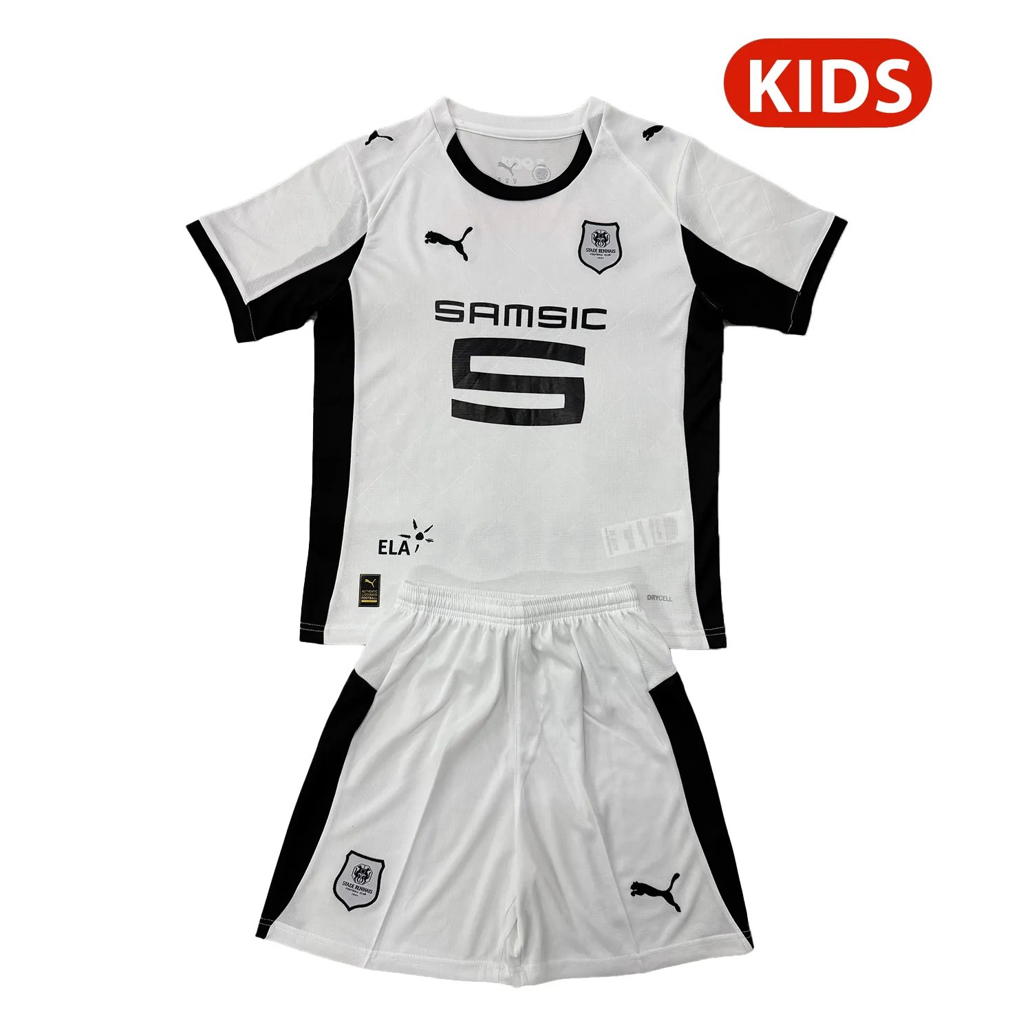 Kid's Rennes 2025/26 Away Shirt