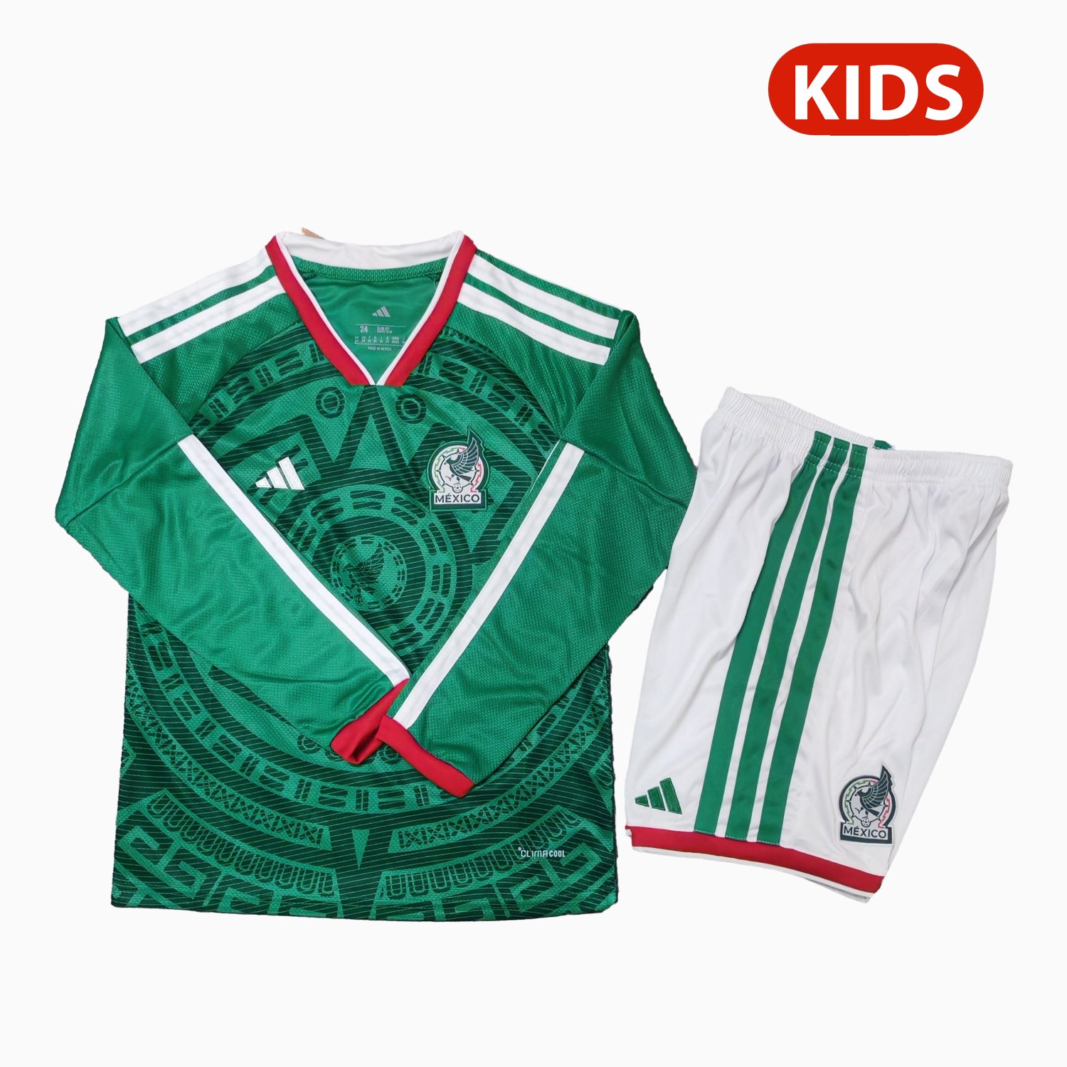 Kid's Mexico 2026 Home Authentic World Cup Shirt RAÚL #9