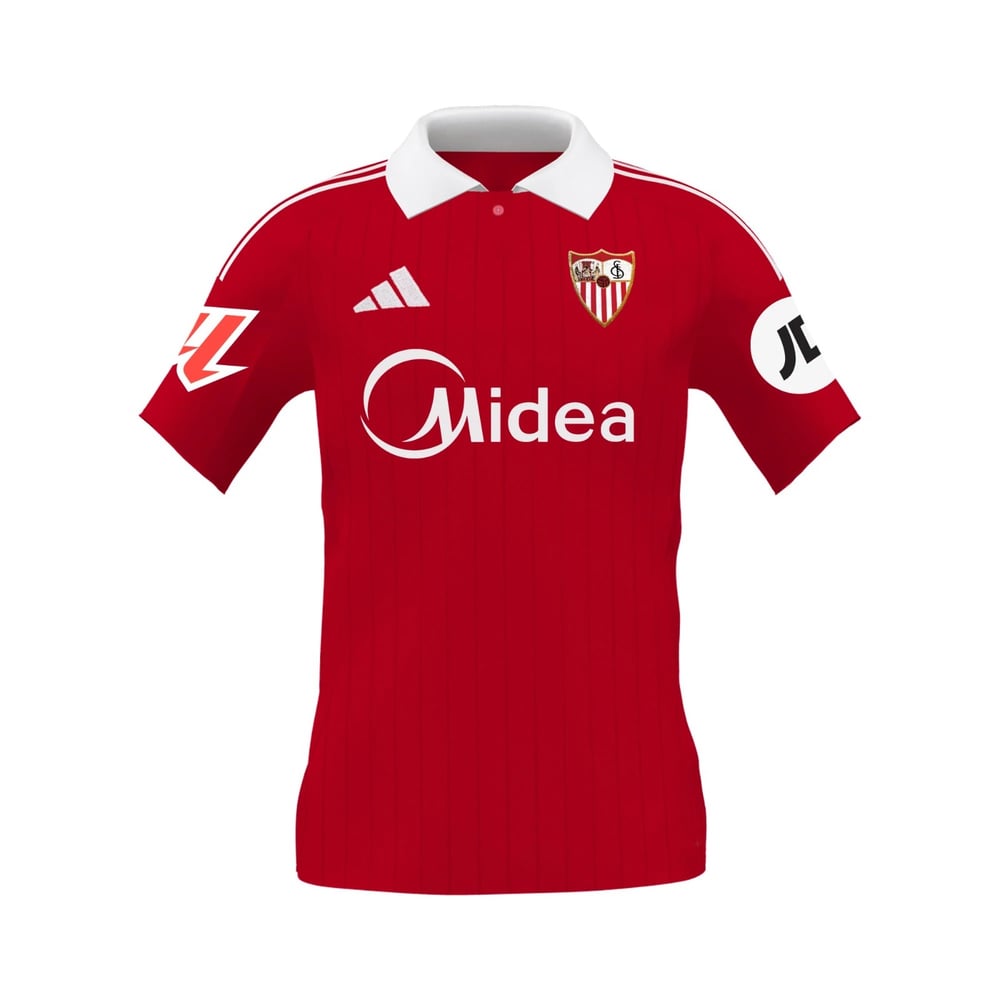 Kid's Sevilla FC 2025/26 Third Pre Match Shirt - White