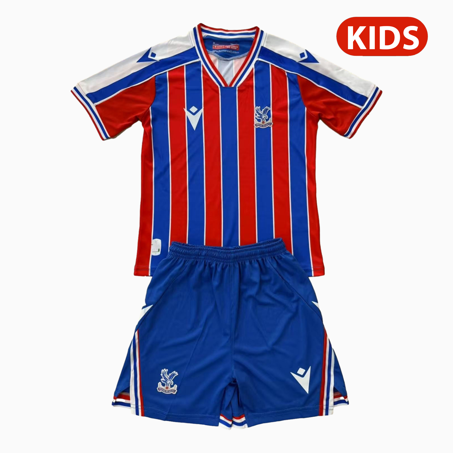 Kid's Crystal Palace 2025/26 Home Long Sleeve Shirt