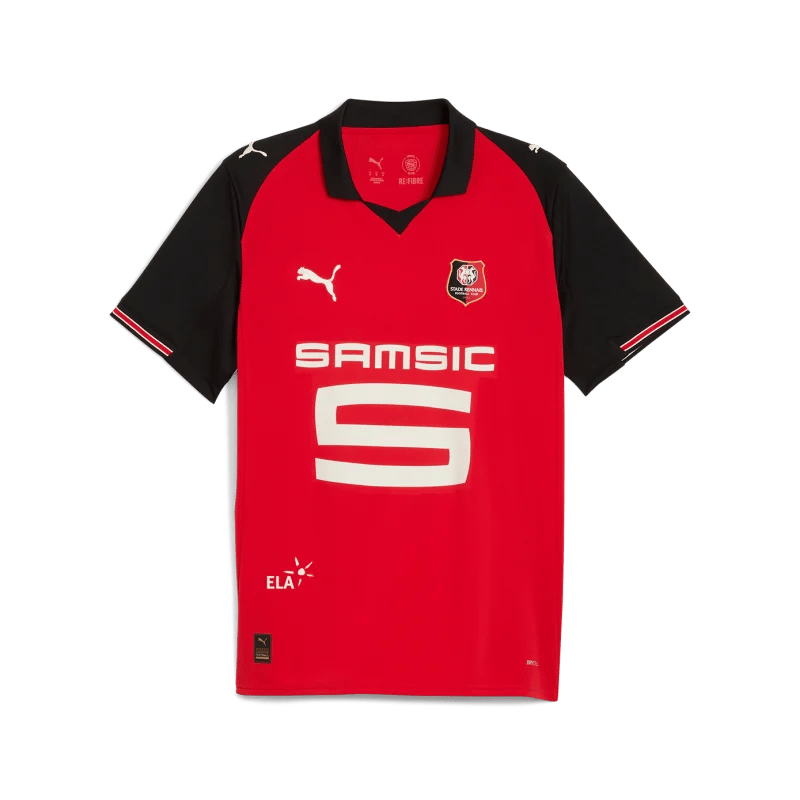 Kid's Rennes 2025/26 Home Shirt