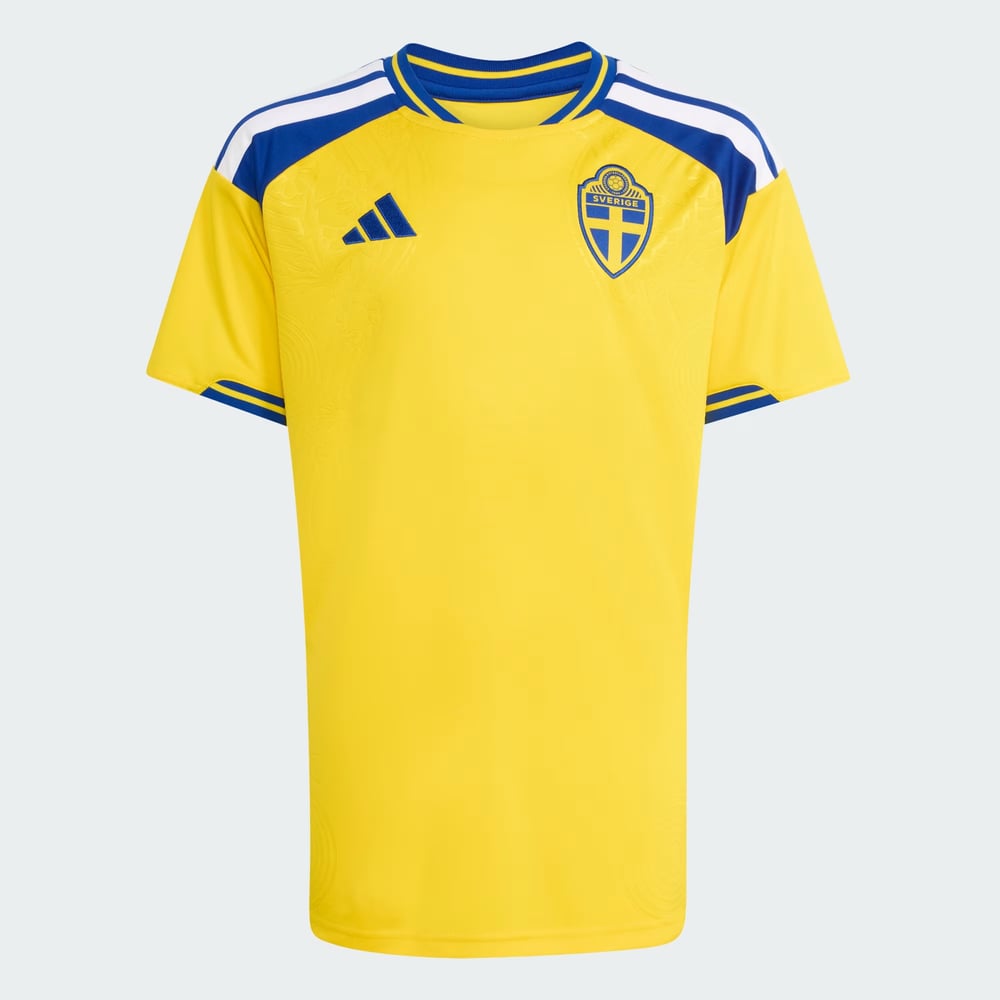 Kid's Sweden 2026 Home Authentic World Cup Shirt IBRAHIMOVIĆ #10