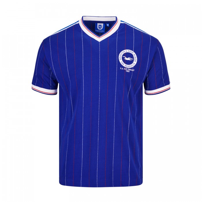 Kid's Brighton & Hove Albion 1983 Home Retro FA Cup Finalists Shirt