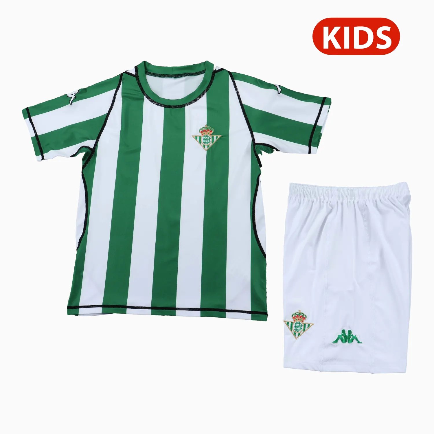 Kid's Real Betis 1934/35 Long Sleeve Retro Shirt