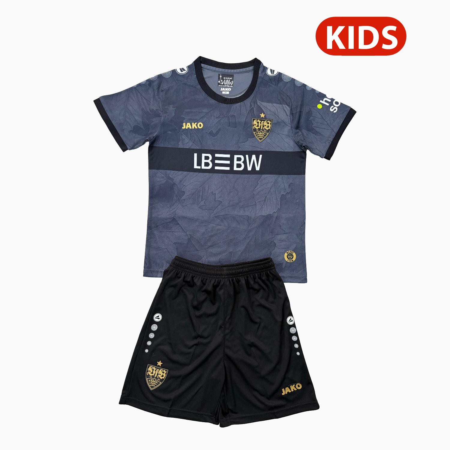 Kid's VfB Stuttgart 2025/26 Third Long Sleeve Shirt
