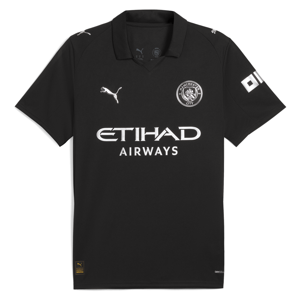 Men's Manchester City 2025/26 Away Long Sleeve Shirt