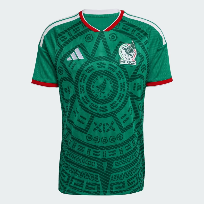 Men's Mexico 2026 Home Authentic World Cup Shirt RAÚL #9