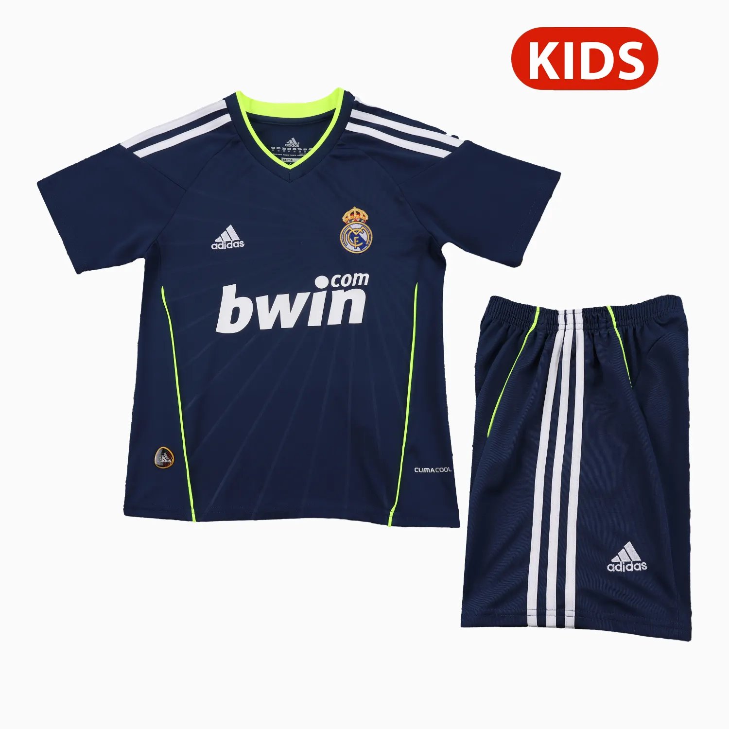 Kid's Real Madrid 99/00 Away Retro Shirt