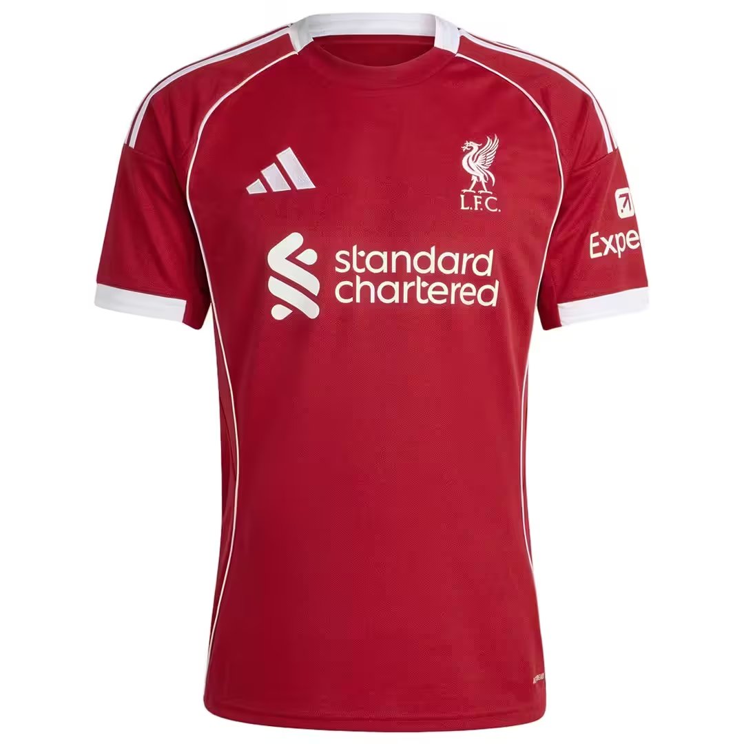 Women's Liverpool 2025/26 Home Long Sleeve Shirt