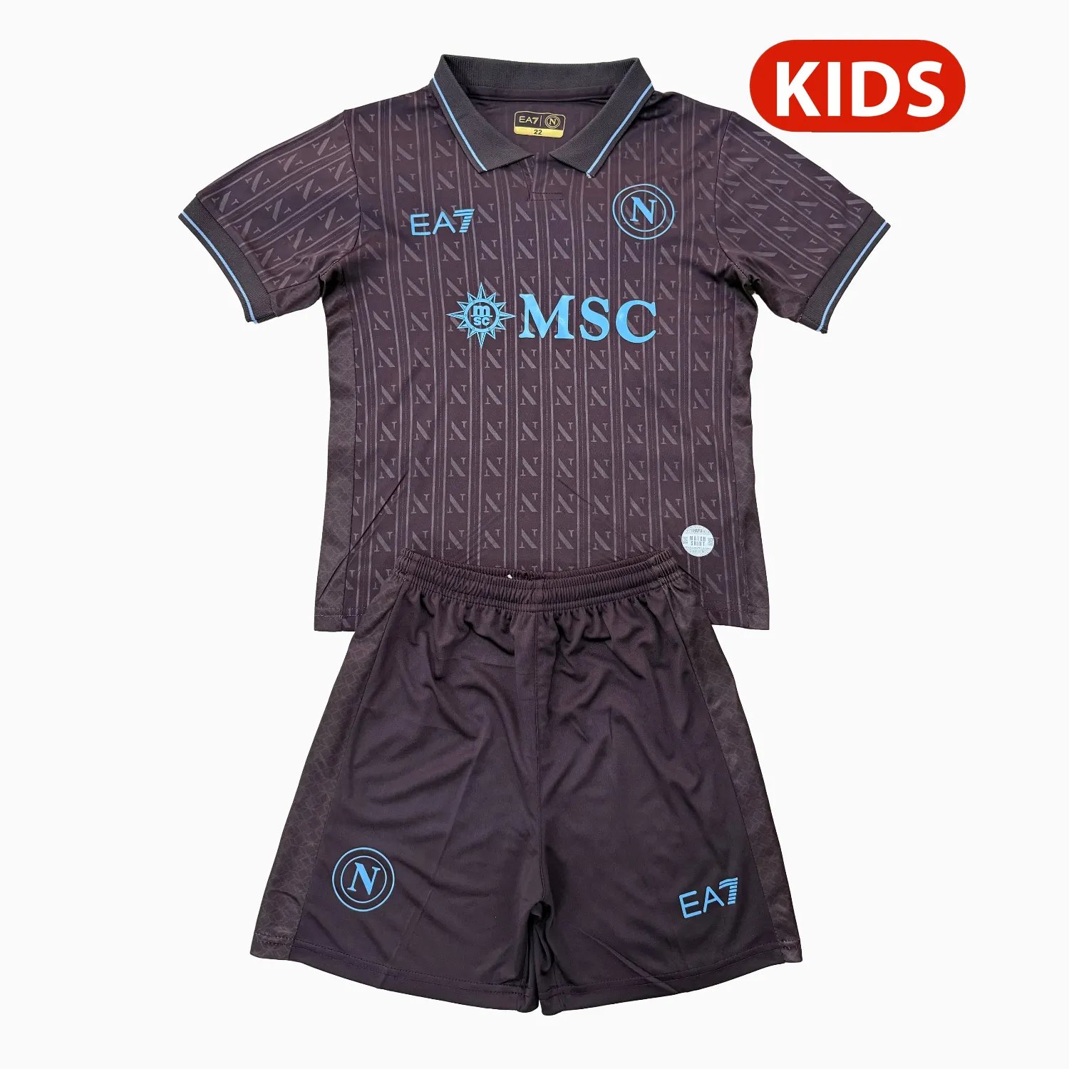 Kid's Napoli 2025/26 Third Pre Match Shirt