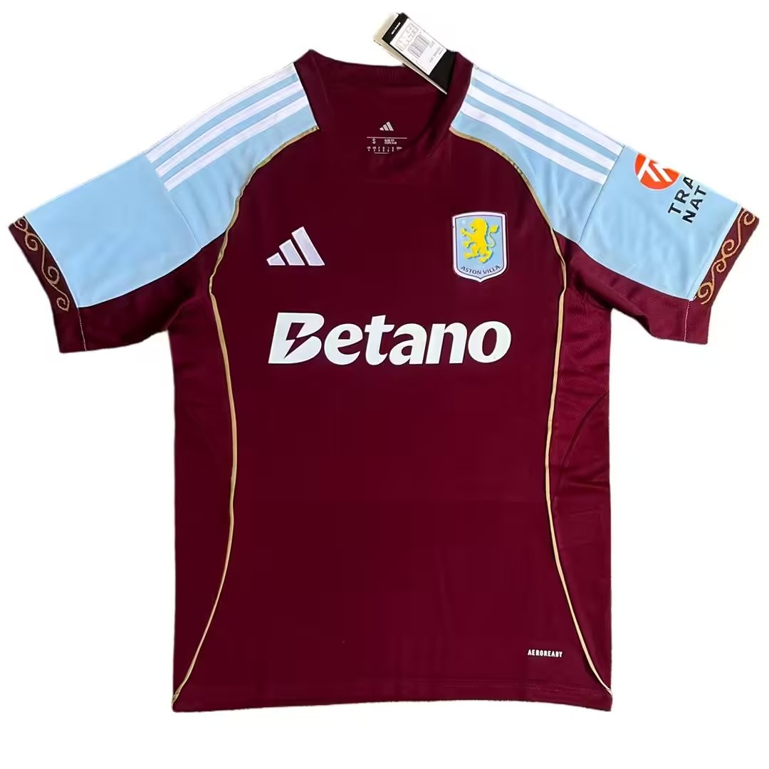 Women's Aston Villa 2025/26 Home Long Sleeve Shirt