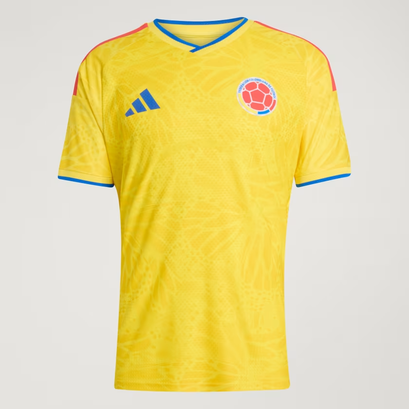 Men's Colombia 2026 Home Authentic World Cup Shirt