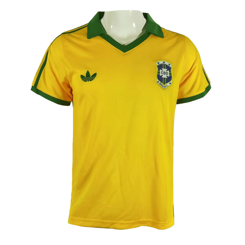 Retro Brazil Home Jersey 1977