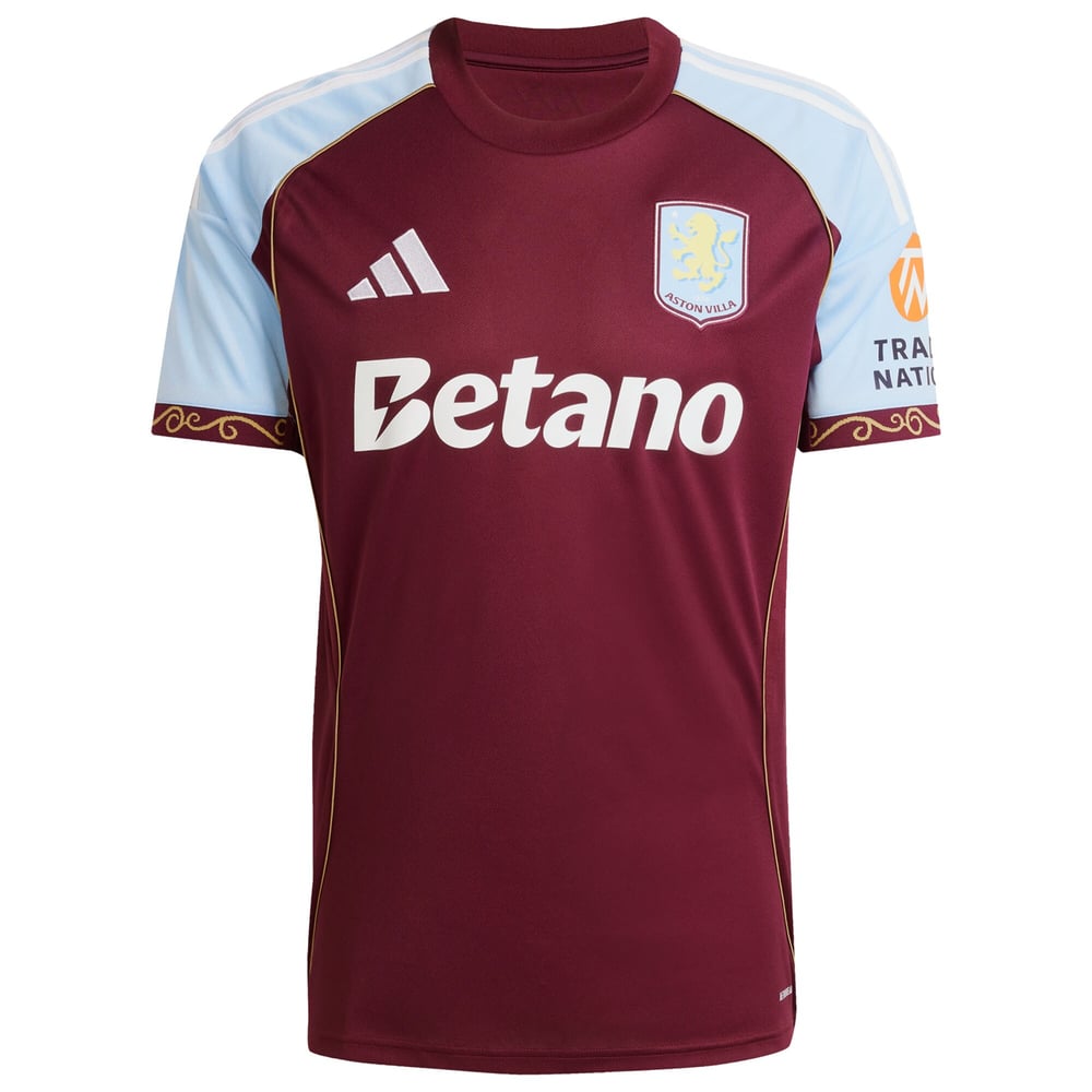 Men's Aston Villa 2025/26 Home Long Sleeve Shirt