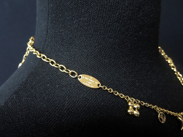 美品 ルイヴィトン LOUIS VUITTON コリエ・ブルーミング ネックレス M64855 レディース