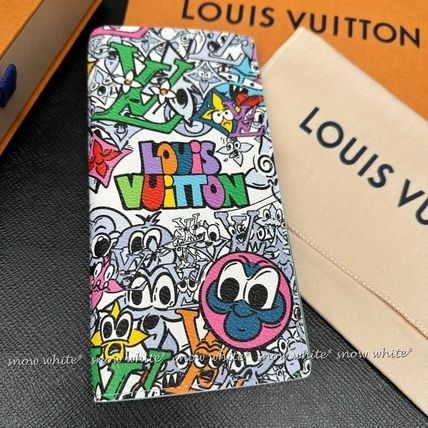 Louis Vuitton 長財布 明日着 限定 LV カートゥーン風♪ モノグラム ブラザ 長財布(7)