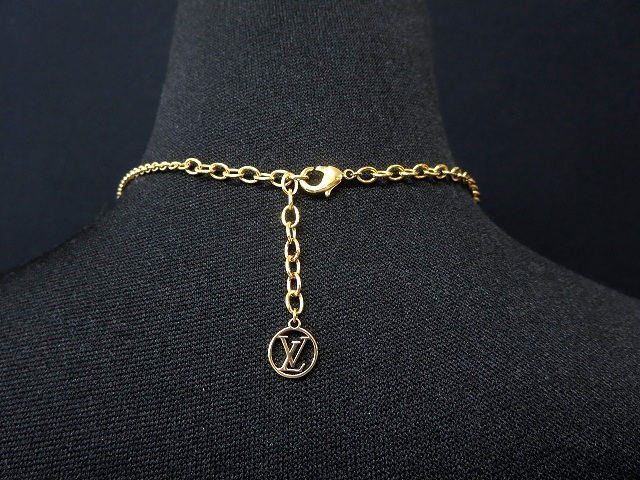 美品 ルイヴィトン LOUIS VUITTON コリエ・ブルーミング ネックレス M64855 レディース