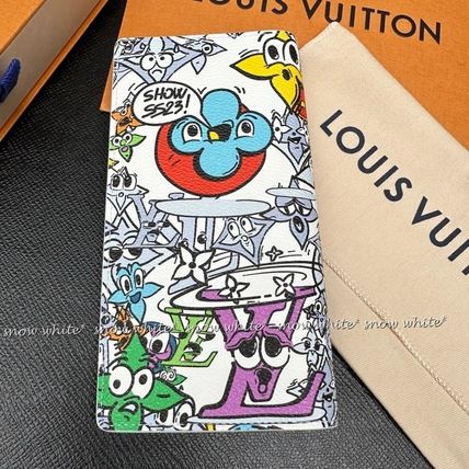 Louis Vuitton 長財布 明日着 限定 LV カートゥーン風♪ モノグラム ブラザ 長財布(3)