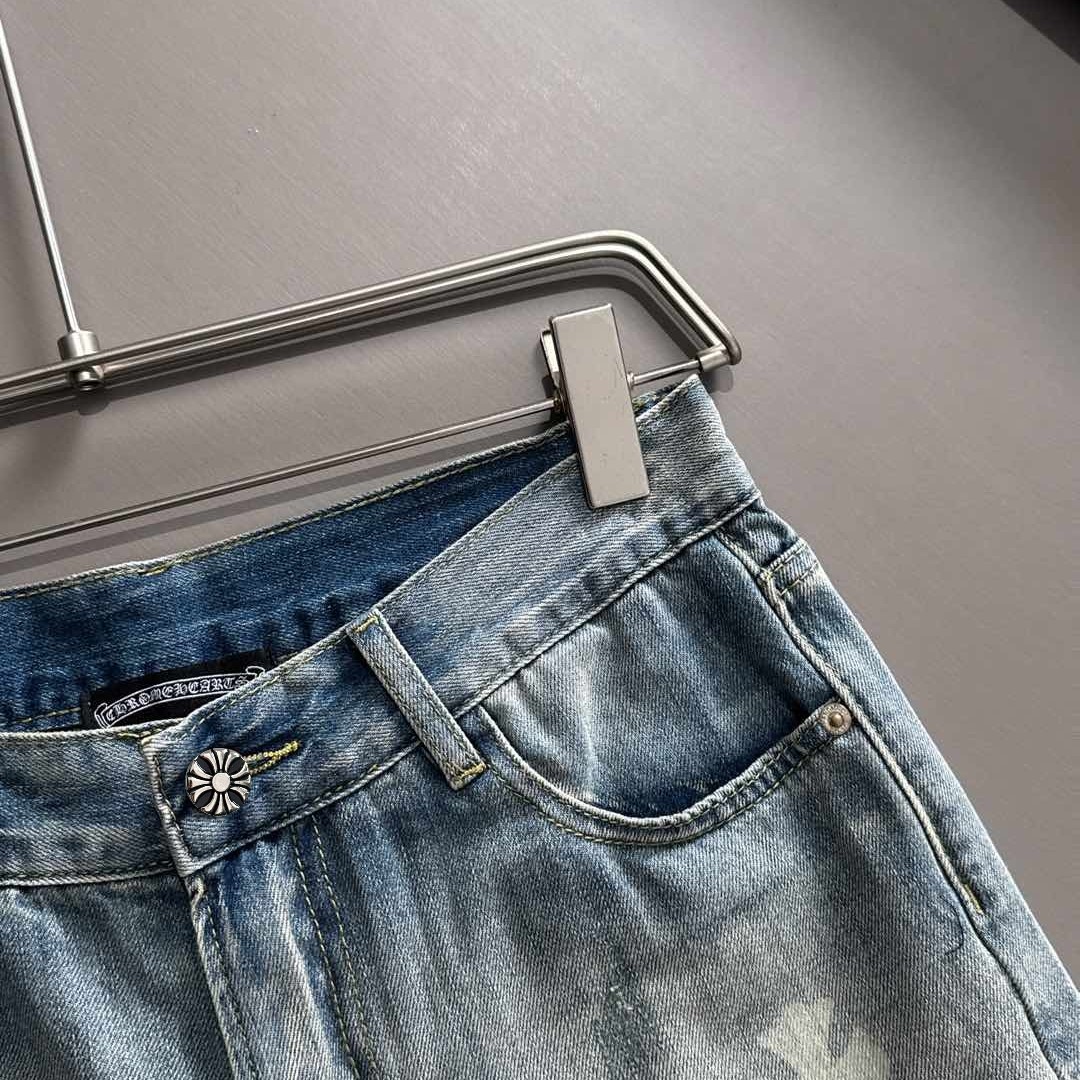 Chrome Hearts クロムハーツ デニムショーツ アーカイブドライトブルー