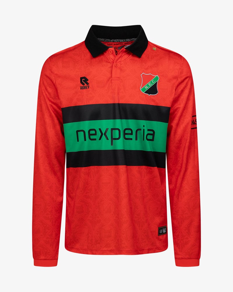 Heren N.E.C. Nijmegen 2025/26 Thuis Longsleeve Shirt [=Eredivisie-N.E.C. Nijmegen=]