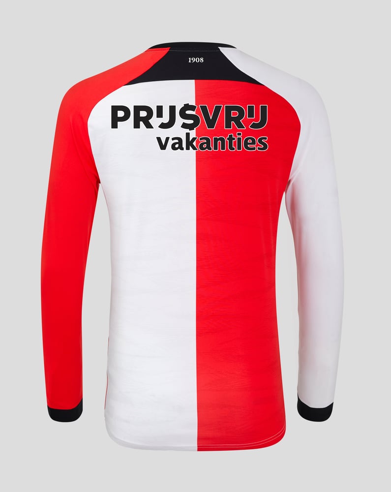 Heren Feyenoord 2024/25 Thuis Lange Mouwen Shirt