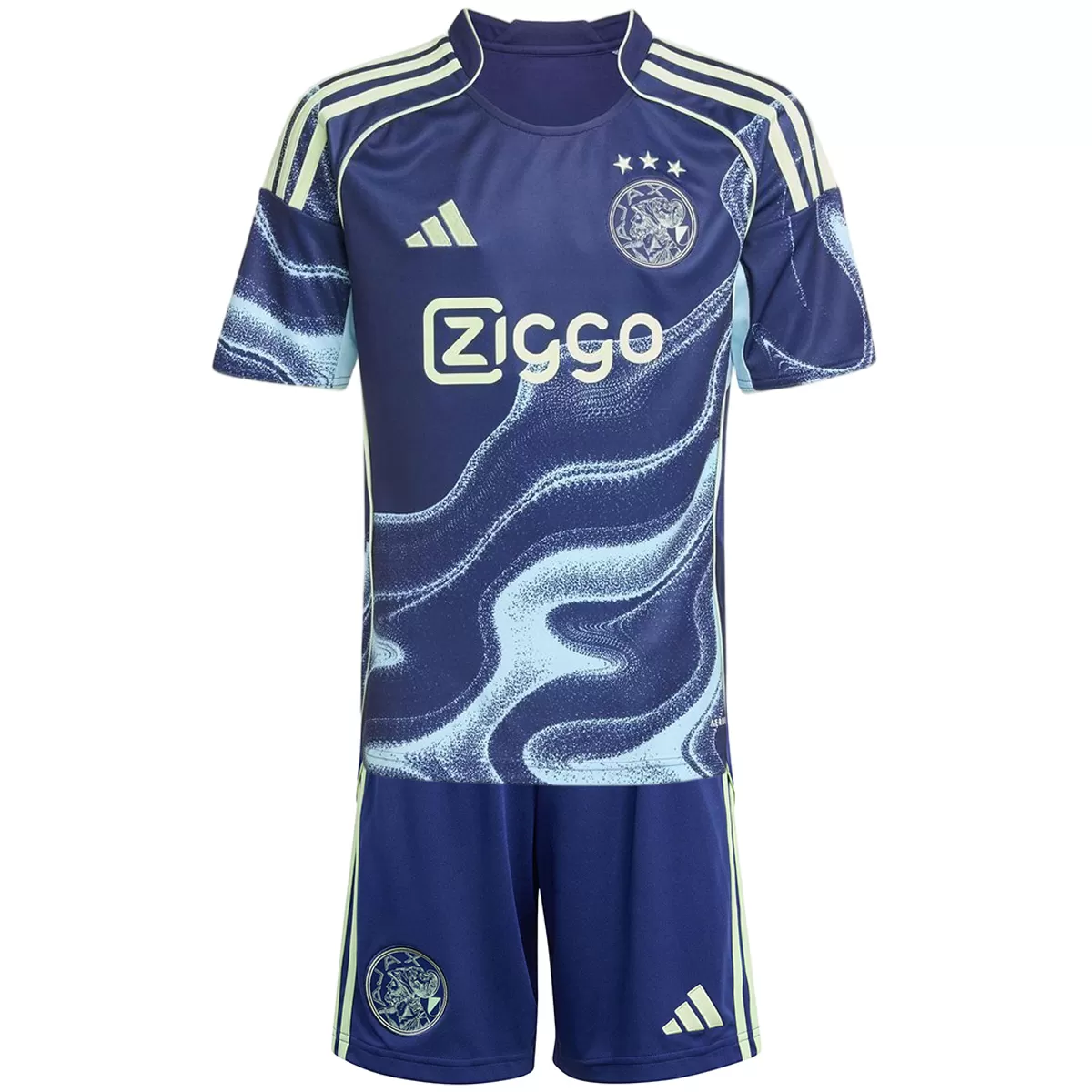 Kinder Ajax Amsterdam Auswärts Trikot-Set 2025/26