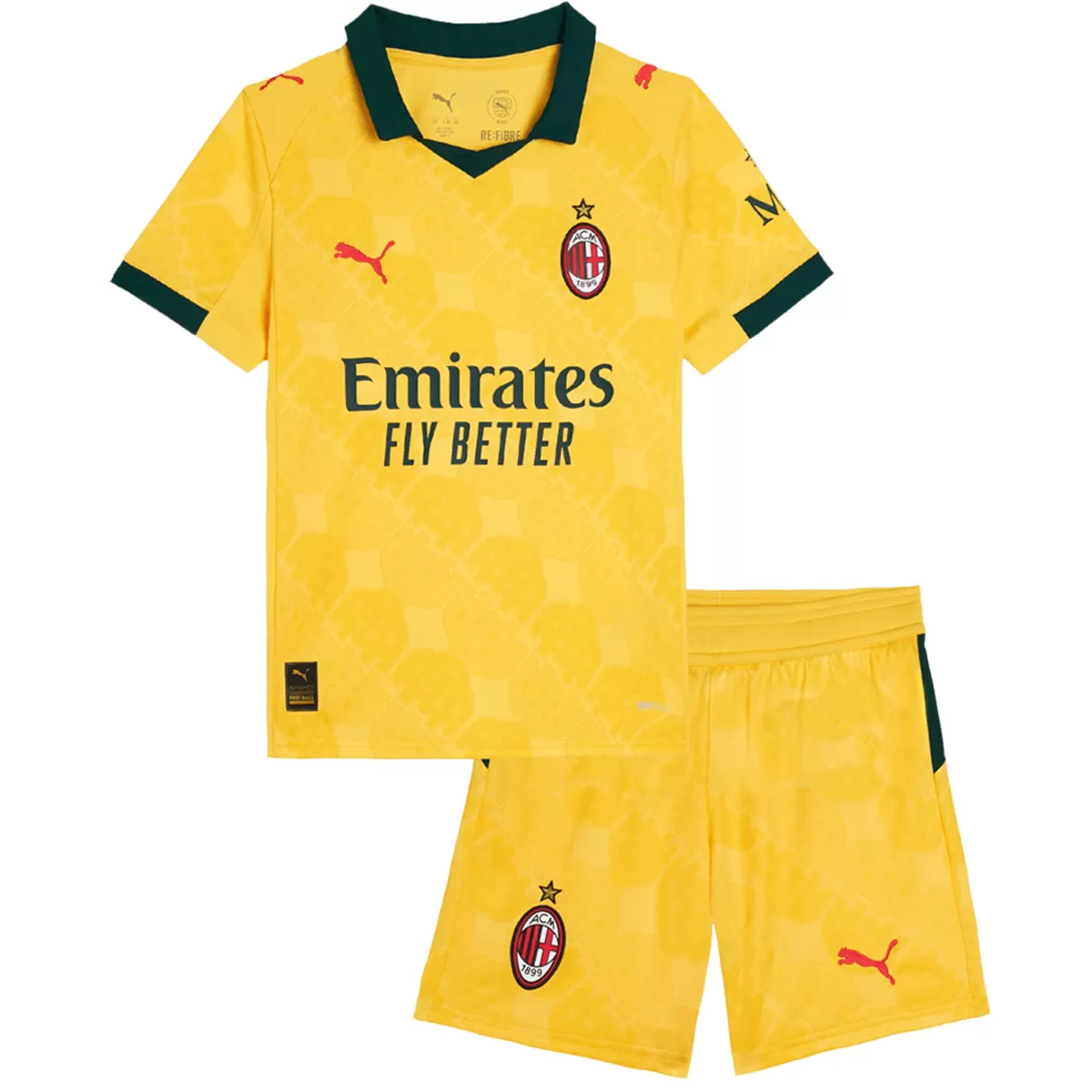 Kinder AC Mailand Drittes Trikot-Set 2025/26